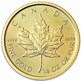 1/4 oz gold maple leaf coin 9999 1/4 oz gold maple leaf coin 9999